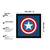 Captain America Shield Symbol  Super Hero's Black Framed Wall Hanging Art Print for Office  Home Reading Room