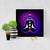 Meditation  Spiritual Black Framed Wall Hanging Art Print for Office  Home Reading Room  ( 8x8 ) Inch