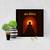 Lord Mahavir  Spiritual Black Framed Wall Hanging Art Print for Office  Home Reading Room  ( 8x8 ) Inch