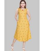 En Vogue Linen Printed Dress