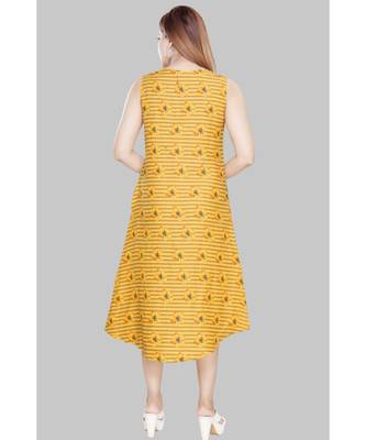 En Vogue Linen Printed Dress 4