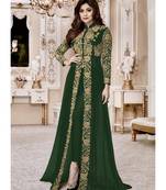 Green Embroidered Salwar Kameez
