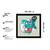 Hipster    Pop Art Black Framed Wall Hanging Art Print for Office  Home Reading Room  ( 8x8 ) Inch