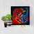 Love Mystery  Painting Black Framed Wall Hanging Art Print for Office  Home Reading Room  ( 8x8 ) Inch