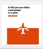 Think Create innovate  Office White Framed Wall Hanging Art Print for Office  Home Reading Room  ( 8x8 ) Inch