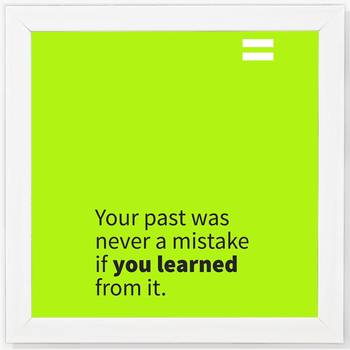 You Learned  Office White Framed Wall Hanging Art Print for Office  Home Reading Room  ( 8x8 ) Inch 1