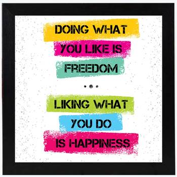 Do What you Like  Office Black Framed Wall Hanging Art Print for Office  Home Reading Room  ( 8x8 ) Inch 1