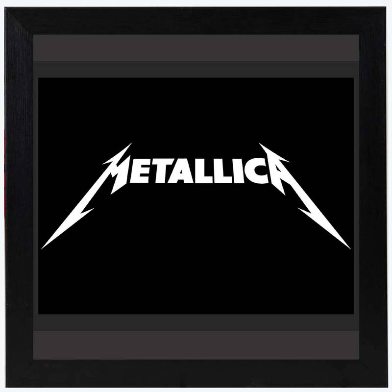 Metallica Music Band Music Black Framed Wall Hanging Art Print For metallica-music-band-music-black-framed-wall-hanging-art-print-for