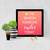 Smiles Today  Motivational Black Framed Wall Hanging Art Print for Office  Home Reading Room  ( 8x8 ) Inch