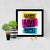 Learn from Yesterday  Motivational Black Framed Wall Hanging Art Print for Office  Home Reading Room  ( 8x8 ) Inch