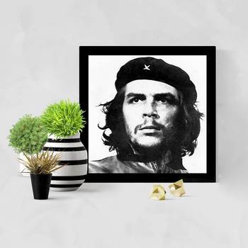 Che Guevara  Motivational Black Framed Wall Hanging Art Print for Office  Home Reading Room  ( 8x8 ) Inch 2
