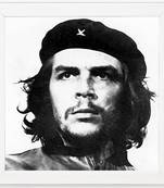 Che Guevara  Motivational White Framed Wall Hanging Art Print for Office  Home Reading Room  ( 8x8 ) Inch
