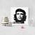 Che Guevara  Motivational White Framed Wall Hanging Art Print for Office  Home Reading Room  ( 8x8 ) Inch