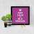 Keep calm and be a princess  Keep Black Framed Wall Hanging Art Print for Office  Home Reading Room  ( 8x8 ) Inch