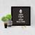 Keep calm and stop bullying  Keep Black Framed Wall Hanging Art Print for Office  Home Reading Room  ( 8x8 ) Inch