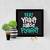 Teri Yaari Sabse Pyaari  Humour Black Framed Wall Hanging Art Print for Office  Home Reading Room  ( 8x8 ) Inch