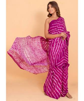 Pure Cotton Malmal Saree Bagru Print Batik Hand block Womens Saree Shibori 1