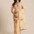 Beige Georgette Printed Saree