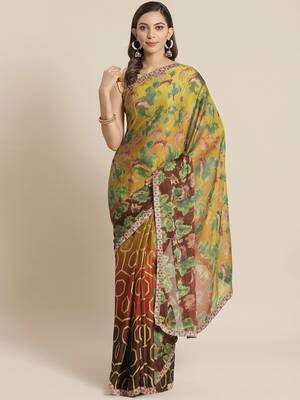 Milti Georgette Printed Saree 1