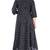 Women  A-Line Kurti 3/4 sleeves  Pure Cotton Fabric Black Colour