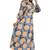Women Flared Kurti with bell sleeves Multicolour 3/4 sleevs