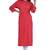 Women staright  khata work red colour kurti 3/4 sleeve