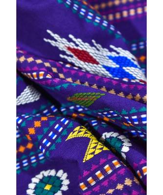 ORIGINAL GANJAM BOMKAI PURPLE saree 2