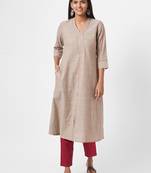Khaadi kurta with embroidery in back