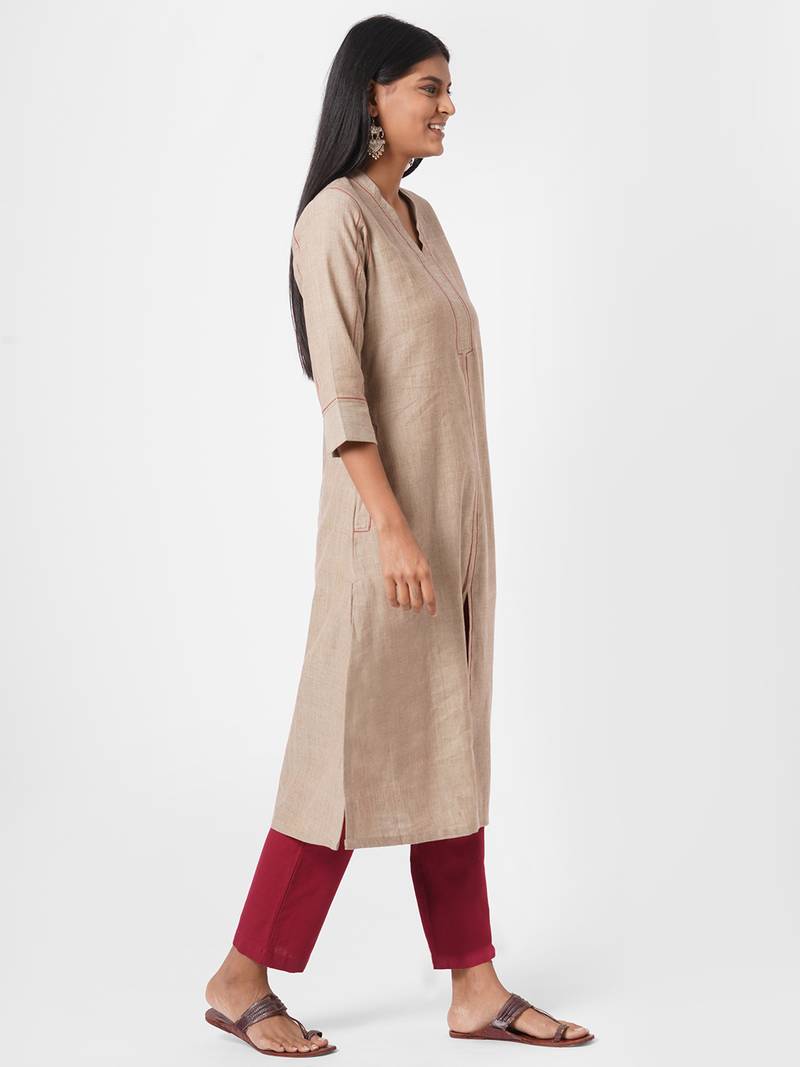 Khaadi kurta with embroidery in back