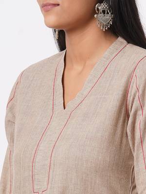 Khaadi kurta with embroidery in back 7