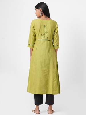2 Ply kurta with embroidery 4