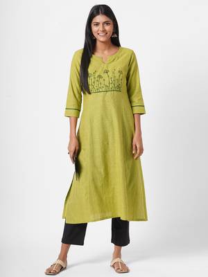 2 Ply kurta with embroidery 5