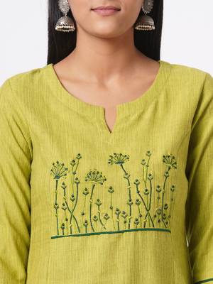 2 Ply kurta with embroidery 6