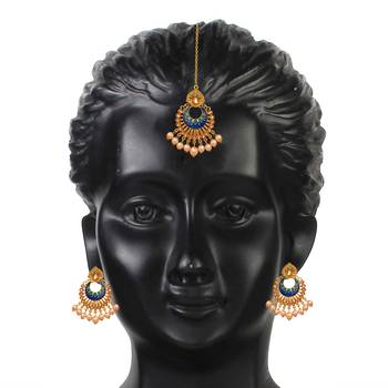Brown pearl jewellery-combo 2
