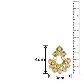 White crystal earrings 4