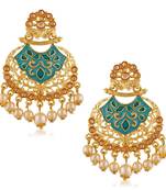 Brown pearl earrings