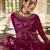 Magenta embroidered georgette salwar