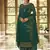 Green embroidered georgette salwar