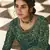 Green embroidered georgette salwar
