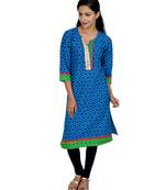 sanagneri print kurti