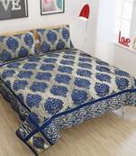 Queen Size (100x100 Inches) Bedsheets Soft Touch Chennile Jaquard Woven Desinger Double Bedsheet With Two Pillow Covers