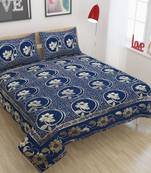 Queen Size (100x100 Inches) Bedsheets Soft Touch Chennile Jaquard Woven Desinger Double Bedsheet With Two Pillow Covers
