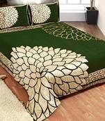 Queen Size (100x100 Inches) Bedsheets Soft Touch Chennile Jaquard Woven Desinger Double Bedsheet With Two Pillow Covers