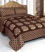 Queen Size (100x100 Inches) Bedsheets Soft Touch Chennile Jaquard Woven Desinger Double Bedsheet With Two Pillow Covers