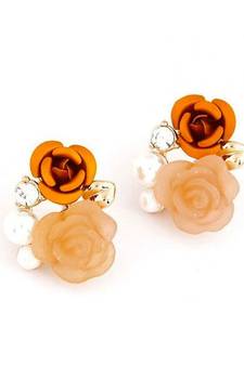 Rose Stud Earrings