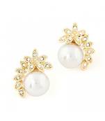 Over The Top Pearl Stud Earrings