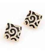 Leopard Diamond Stud Earrings
