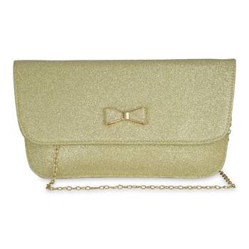 NFI essentials Wallet for Girl's Stylish Gold Clutch Hand Women's Wallet Card Holders Money Purse Mobile Pouch 1