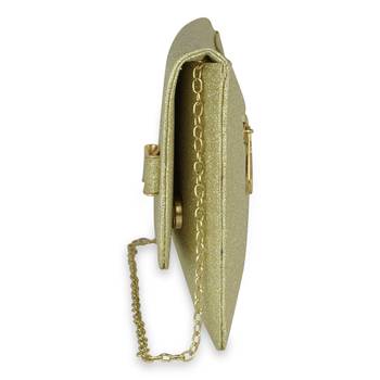 NFI essentials Wallet for Girl's Stylish Gold Clutch Hand Women's Wallet Card Holders Money Purse Mobile Pouch 4