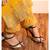 Mustard & Green Satin Georgette Women's Salwar Suit With Banarasi Dupatta
